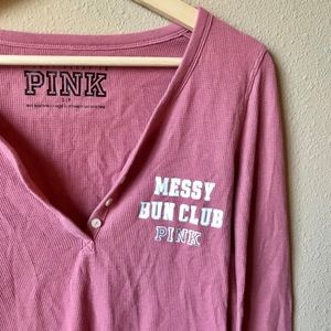 Pink Victoria Secret Long Sleeve